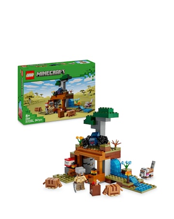 LEGO Minecraft The Armadillo Mine Expedition Playset with Toy Video Game 21269