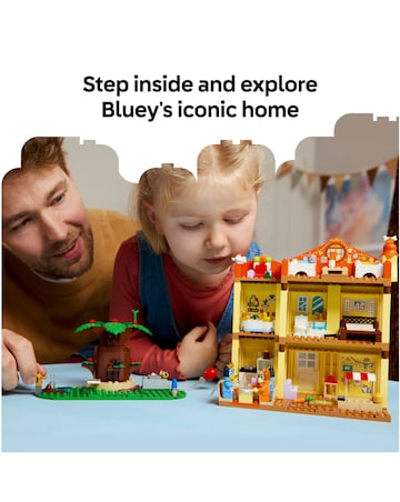 LEGO Bluey: Bluey's Family House Playset, Home-Building Kit and Toys 11203