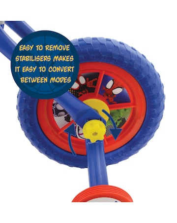 MoVe Spidey & His Amazing Friends 2 in1 10inch Training Bike