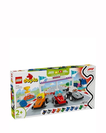 LEGO DUPLO F1 Team Race Cars & Drivers Role Play Toy 10445