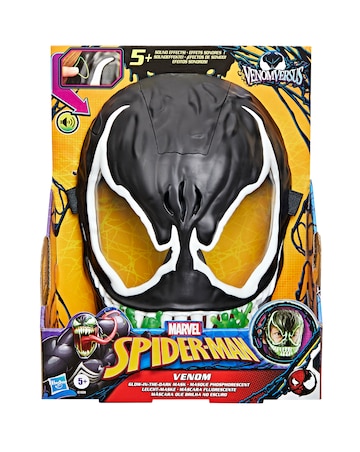 Marvel Spider-Man VenomVersus Venom Glow-In-The-Dark Mask, Super Hero Toys