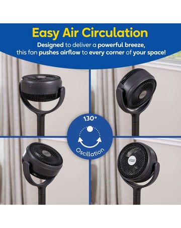Russell Hobbs Pedestal Circulator 360 Fan