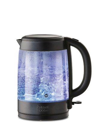 Russell Hobbs Illuminated Matte Black Glass Kettle