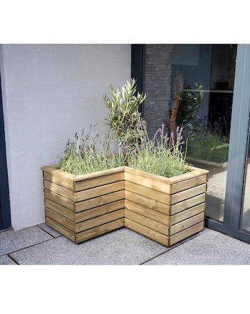 Forest Linear Corner Planter 80cm