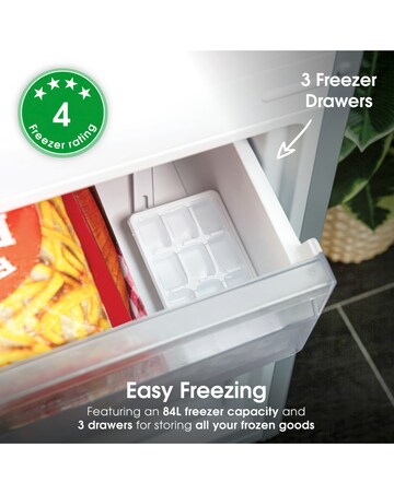 Abode A180FF541E1S 70/30 Fridge Freezer - Silver