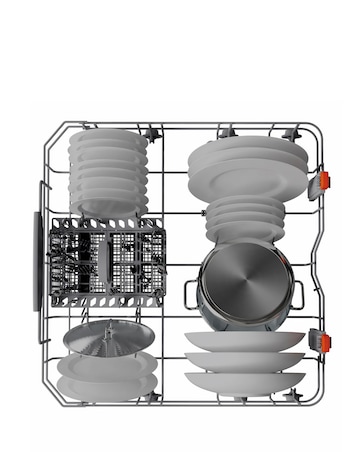 Hotpoint HFC3C26WCBUK Full Size Dishwasher 14 Place Settings Black + Install