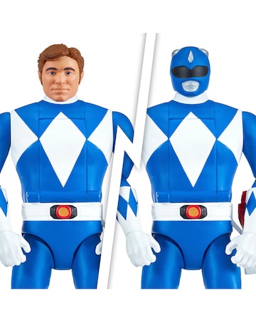 Mighty Morphin Power Rangers Auto Morphin Blue Ranger Figure