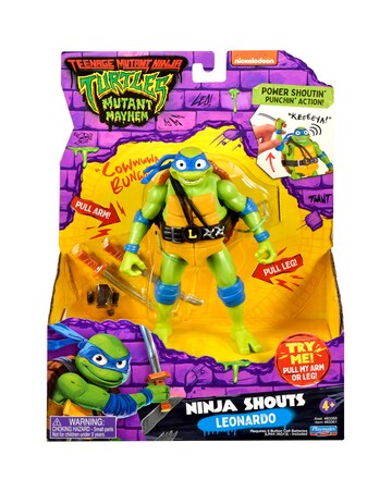 Teenage Mutant Ninja Turtles: Mutant Mayhem Shouts Figure - Leonardo