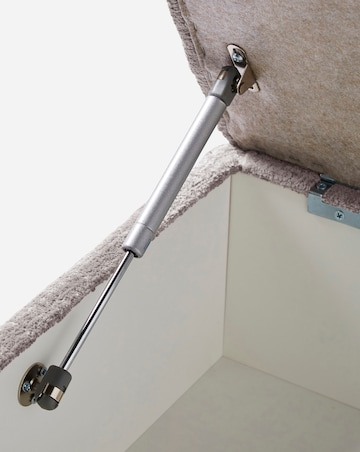 Hunter Chenille Storage Footstool