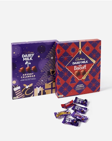 Cadbury Chunk & Cadbury Biscoff Advent Calendars - 2 Pack bundle