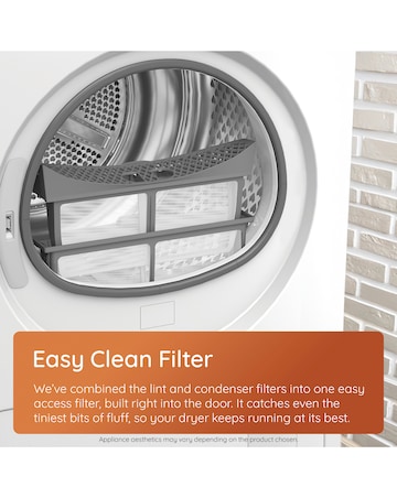 Hotpoint FabicCare C HSD 82M WW UK 8kg Heat Pump Tumble Dryer - White