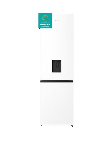Hisense RB435N4WWE 60x200cm Total No Frost Combi Fridge Freezer - White