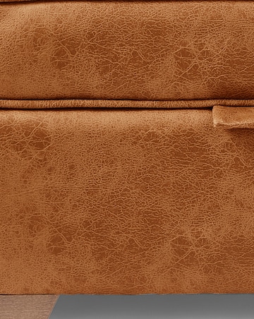 Gray & Osbourn Goliath Faux Leather Storage Footstool