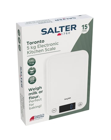 Salter Toronto 5kg Electronic Scale - White