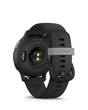 Garmin Vivoactive 5 Smart Watch - Slate & Black with SIlicone Band