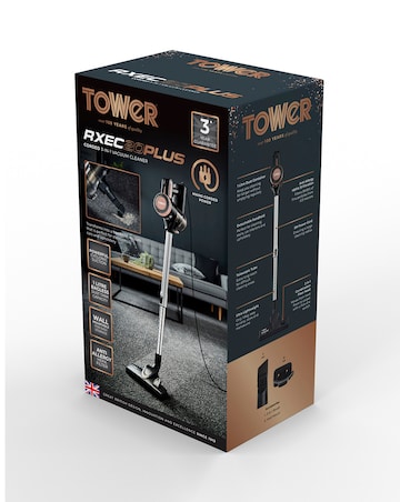 Tower RXEC20 Pro Corded 3 in 1 Rose Gold Vacuum Cleaner