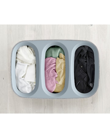 Joseph Joseph Tota 90L Trio Laundry Separation Basket Grey