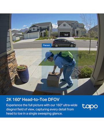 TP-Link Tapo D210 2k Video Doorbell With Chime