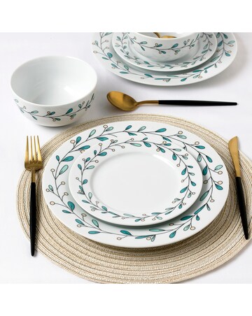 Watserside Mistletoe 12 Piece Dinner Set