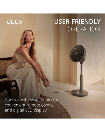 Duux Whisper 2 Grey Pedestal Fan