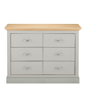 Julipa Ashford 6 Drawer Wide Chest