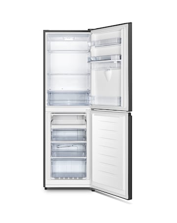Fridgemaster MC55240DEB Fridge Freezer with Water Dispenser- E Rated