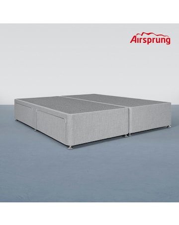 Airsprung Fabric Divan Base with 4 Drawers