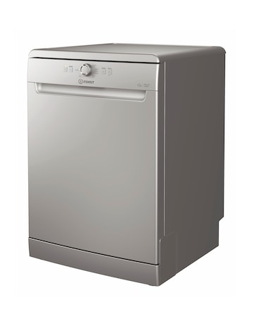 Indesit D2F HK26 S UK Full Size Dishwasher 14 Place Settings Silver + Install