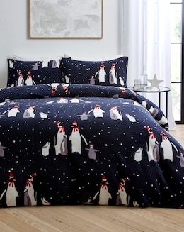 Penguin Fleece Duvet Set