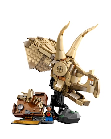 LEGO Jurassic World Dinosaur Fossils: Triceratops Skull Model Playset 76969