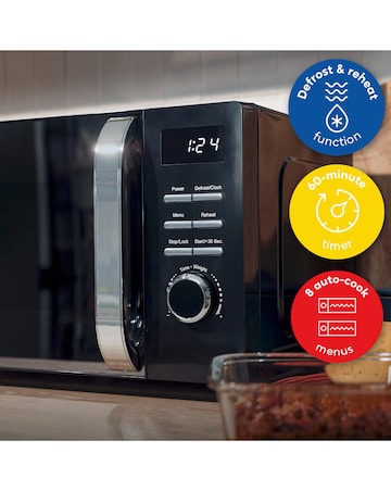 Russell Hobbs Legacy 20 Litre Black Digital Microwave