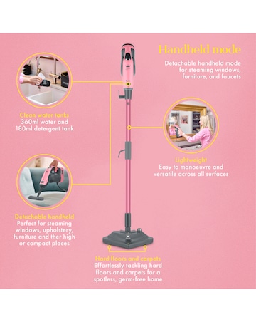 Swan TV's Queen of Clean 16-in-1 Steam Mop