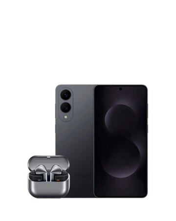 Samsung Galaxy S25 Edge 512GB Black & Samsung Galaxy Buds3 Pro Silver Bundle