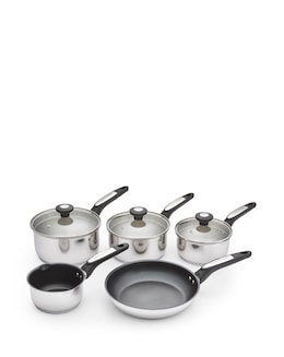 Morphy Richards Stainless Steel 5 Piece Pan Set