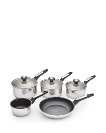 Morphy Richards Stainless Steel 5 Piece Pan Set