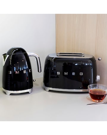 Smeg TSF01 2 Slice Black Toaster