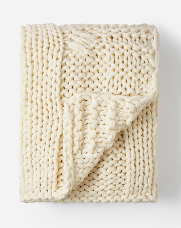Chunky Knit Throw