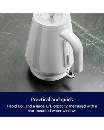 De'Longhi Eclettica KBY3001.W White Kettle