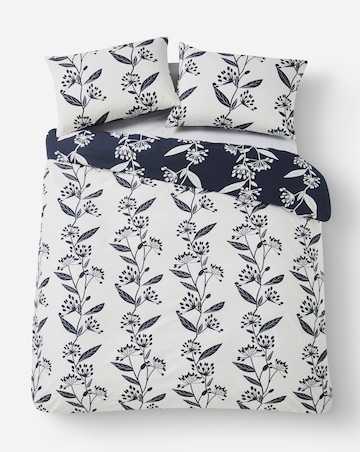 Allium Floral Navy Duvet Set