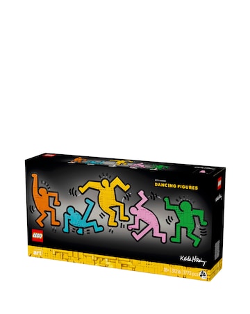 LEGO Art Keith Haring Dancing Figures Living Room Decor and Building Set 31216