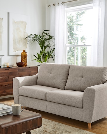 Baxter Fabric 3 Seater Sofa