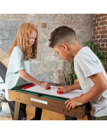 4 in 1 Stand Up Games Table - Dark Brown