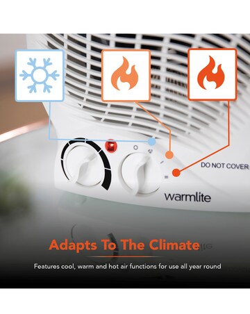 Warmlite Upright Fan Heater