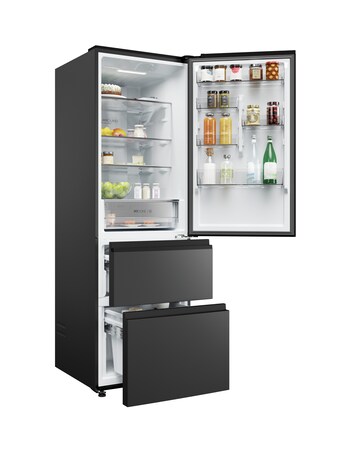 Haier Series 3 HTW3618ENPB Wifi Connect 185cm 60/40 Fridge Freezer - Slate Black