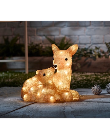 Three Kings InLit Ice Doe & Fawn