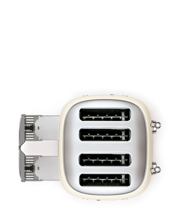 Smeg Kettle and 4 Slice Toaster Cream