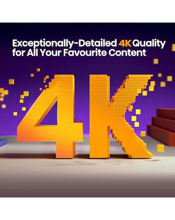 Hisense 55in 55A6KTUK Smart 4K UHD HDR TV with VDTS Virtual:X & Freeview Play