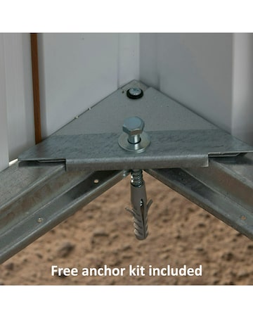 Yardmaster 6x4ft Castleton Pent Metal Shed