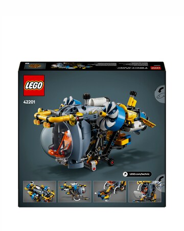 LEGO Technic Deep-Sea Research Submarine Toy Set for Kids 42201