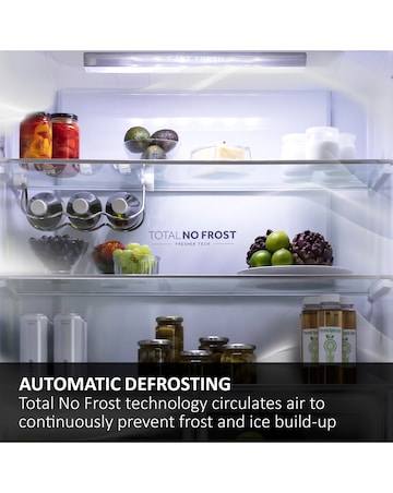 Haier Series 3 HTR3518ENMWK 185cm 60/40 Fridge Freezer White + Install